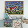 thumbnail image 3 of Designart 'Wildflowers and Daisies In Summer Garden Field I' Traditional Framed Art Print, 3 of 4