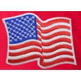thumbnail image 5 of Womens Waving US Flag Patch Polo Shirt, Medium Atomic Blue, 5 of 5