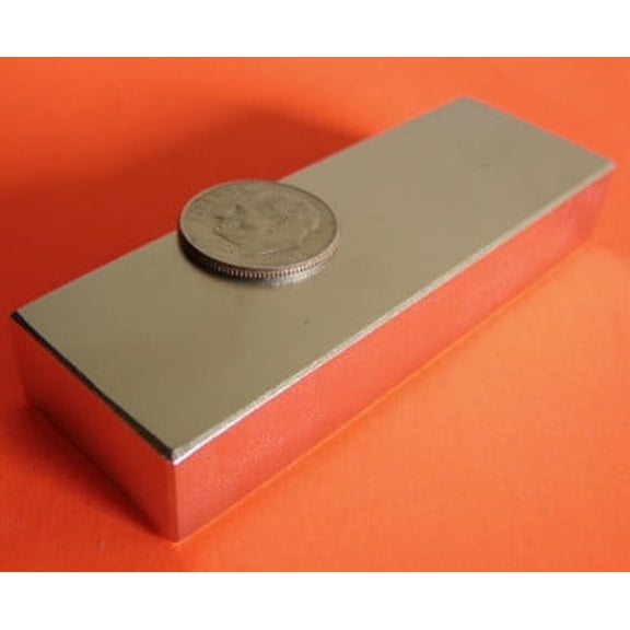 Neodymium Magnets Block 3 in x 1 in x 1/2 in