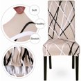 thumbnail image 2 of Dining Room Chair Covers Slipcovers Set of 6, Spandex Super Fit Stretch Removable Washable Kitchen Parsons Chair Covers Protector for Dining Room,Hotel,Ceremony, 2 of 6