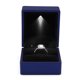thumbnail image 2 of Caja de almacenamiento de anillos con luz LED de moda, vitrina de joyería, regalo azul, 2 of 8