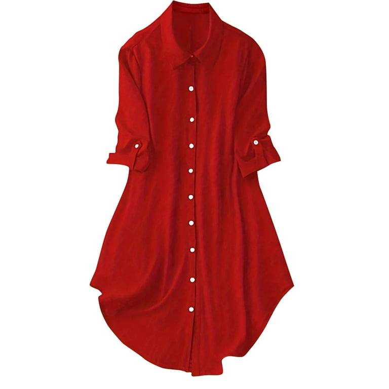 knee length dresses for ladies Girls' Neon Coral T-Shirt Dress Size: 6-12M by Mila & Rose main image 1