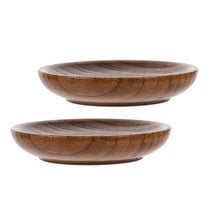 Homoyoyo Small Dip Bowls Set of 2 Light Brown Sauce Bowls for Condiments and Dips Elegant Design
