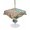 Brown, variant on Outdoor Tablecloth with Umbrella Hole for Patio/Picnic/Party/Camping, Jellyfish Coastal Waterproof Table Cloth Square Cover Washable, Summer Nautical Starfish Coral Brown Anchor (54"x 54")