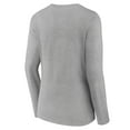thumbnail image 3 of Women's Gray Atlanta United FC Victory Arch Logo Long Sleeve V-Neck T-Shirt, 3 of 3