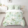 thumbnail image 2 of Homewish Country Floral 7-Piece Twin Bedding Sets,Rustic Botanical Bedding Comforter Set,White Green Sheet Sets For Girl Teens,Luxury Bedroom Decor, 2 of 8