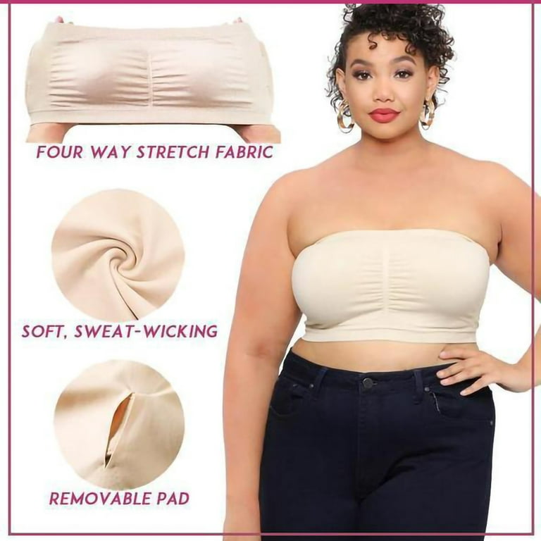 Invisible Strapless Bra For Women Wireless Push Up Non Slip Wedding  Brassiere Big Breasts Underwear Sexy Lingerie S-xl Plus Size