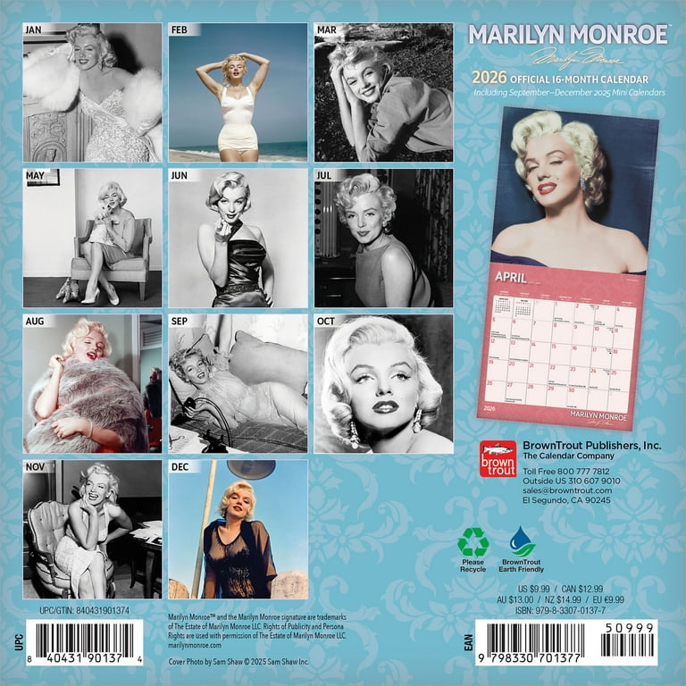Marilyn Monroe OFFICIAL | 2026 7x14