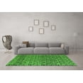 thumbnail image 3 of Ahgly Company Indoor Round Abstract Green Modern Area Rugs, 5' Round, 3 of 4