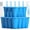 Blue, variant on 16oz Plastic Cups with and Straws, 12 Pack, Rainbow