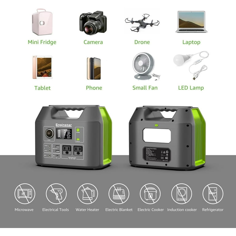 EnginStar 300W Continuous/300W Peak Portable Power Stations