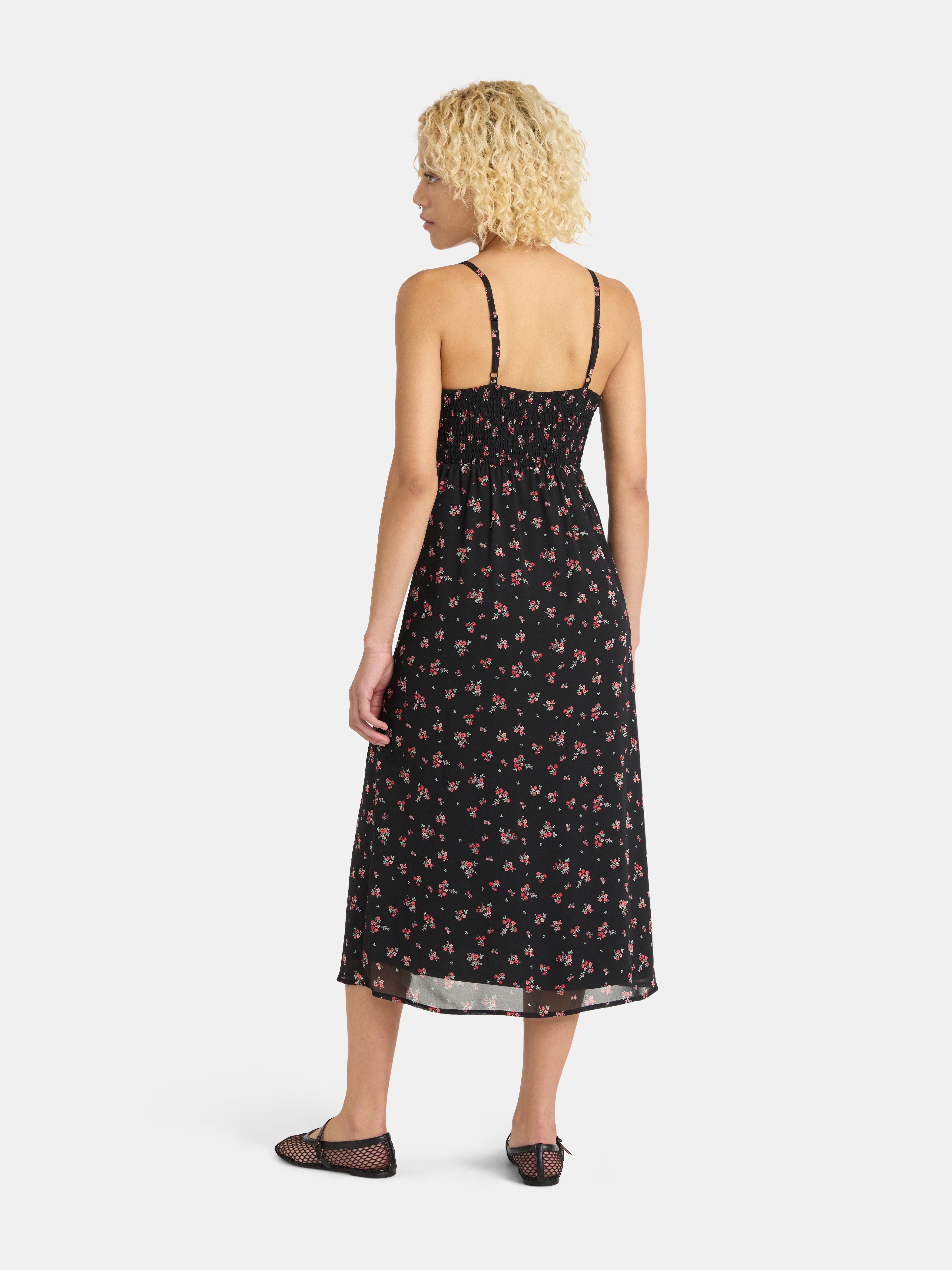 No Boundaries Maxi Dress with Lace Trim, Women’s