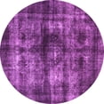 thumbnail image 1 of Ahgly Company Indoor Round Oriental Pink Industrial Area Rugs, 6' Round, 1 of 4