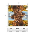 thumbnail image 4 of Sigee Cloud Sky Sunflower Cow for Mailbox Cover Magnetic Waterproof Post Box for Garden Yard Home Outdoor Decor-21x18 in, 4 of 8