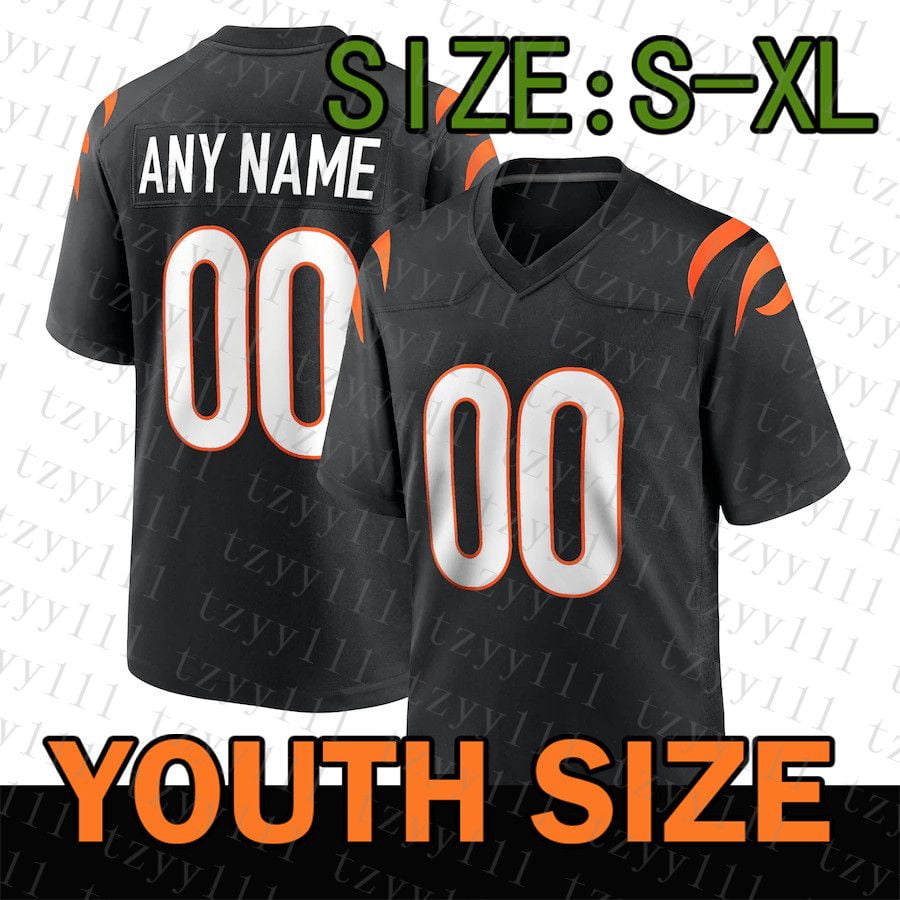 NFL_Jerseys Youth Football Jerseys Men Women Youth Cincinnati''Bengals''Jersey  9 Joe Burrow 28 Joe Mixon 83 Tyler Boyd 85 Tee Higgins 94 Sam Hubbard 