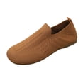 thumbnail image 2 of Willtoo Women's Flats Slip On Go Walk Shoes for Women Comfortable Walking Sneakers Knit Low Wedge Dressy Ballet Shoes, 2 of 7
