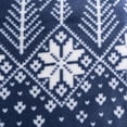 thumbnail image 5 of Better Homes & Gardens Printed Reverse Faux Shearling Throw 50" x 60" Blue Fair Isle, 5 of 6