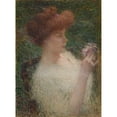 thumbnail image 3 of Ernest Laurent 14x18 Black Modern Framed Museum Art Print Titled - Madame Paul Jamot (1908), 3 of 5