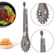 thumbnail image 4 of Pinzas para pasta grises Pinzas de silicona para chef Pinzas para pasta Pinzas para servir Pinzas para ensalada de acero inoxidable Pinzas para postres Se pueden colgar. Sincero Electrónica, 4 of 5
