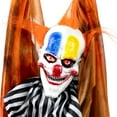 thumbnail image 4 of 42" Animated Halloween Clown with LED Eyes Decoration, 4 of 11