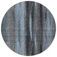 thumbnail image 2 of Addison Rugs Chantille Indoor/Outdoor Transitional Organic Blue Washable Round Rug, 8' x 8', 2 of 6