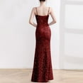 thumbnail image 4 of UPPADA Robe Sirène à une Épaule pour Femme Sans Manches Couleur Unie Robe Décontractée Robe de Cocktail Robe de Soirée Ourlet Haut-Bas Robe de Fête Robe de Mariage Bal de Promo Robe Formelle Solde Vêtements pour Femme, 4 of 6