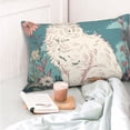 thumbnail image 4 of Rateoe Celestial Cat And Flowers Pattern Decorative Pillow Case,Throw Pillow Covers,Plush Pillow Cover,Soft Pillow Case,Velvet Pillow Case-16"x24", 4 of 6