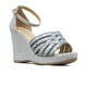 thumbnail image 3 of Zapatillas para Mujer Trendy Shoes 67359 plateado 23.5, 3 of 4