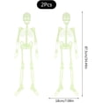 thumbnail image 2 of Fong Halloween Skeleton Light Up,2 Pieces Halloween Skeleton Light Up Props Halloween Skeleton 90cm Light Up Skeleton Light Up Hanging For Halloween F, 2 of 3