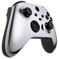 thumbnail image 4 of eXtremeRate Custom Shell Chrome Silver Replacement Cover Faceplate for Xbox Core Wireless Controller, 4 of 8