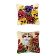 thumbnail image 1 of s De Alfombras Con De Pestillo De 2 Piezas Que Hacen Un De Funda De Almohada Bordada Para Niños Principiantes Sunnimix Lienzo de alfombra de gancho de seguridad, 1 of 8