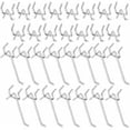 thumbnail image 1 of Ganchos de metal para tablero perforado, ganchos para puerta, panel de pared, ganchos de pared para supermercado, tienda minorista, juego de gancho único de 10cm y 5cm, 30 Uds., 1 of 1