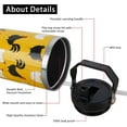 thumbnail image 2 of Steel Tumbler with Straw Vertical Handle Ice Flow Flip Tumbler 30 oz, Chicken Tumbler Insulated Water Bottle Easy for Carry, Good for Home/Office, Better for Travel/Car/Camp, 2 of 6