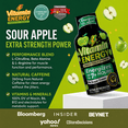 thumbnail image 3 of Vitamin Energy Workout+ Pre-Workout Shot, Sour Apple, 12 Pack – 260mg Natural Caffeine, B-Vitamins & Minerals, Zero Sugar, 1.93 fl oz, 3 of 9