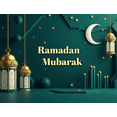 thumbnail image 4 of Elegant Ramadan Mubarak Lanterns and Crescent Stars Festive Banner Ramadan Decor Event Photo Booth Backdrop Celebration Eid Party Supplies, 4 of 8