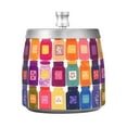 thumbnail image 7 of Yayeee Ashtray with Lid for Cigarette Smokeless Stainless Steel Home Ash Holder, Colorful Jars, 7 of 7