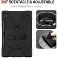 thumbnail image 3 of for Samsung Galaxy Tab S6 Lite Case , Heavy Duty Tablet Shockproof Rugged Cover W/Stand Shoulder Strap for Samsung Galaxy Tab S6 Lite Case 10.4-inch 2022/2020/2024 P610/P613/P615/P619/P620, 3 of 10