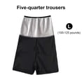 thumbnail image 2 of Qarigey Pantalones ajustados de sudor para mujer, mallas moldeadoras de cuerpo de compresión de cintura, pantalones cortos de entrenamiento Prendas para la parte inferior del cuerpo quinto pantalón L, 2 of 6