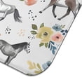 thumbnail image 5 of 2pcs Flowers Print Dish Drying Mat, Retro Style Absorbent Microfiber Pad, Multipurpose Heat Resistant Sink Mat for Kitchen Counter, 5 of 6
