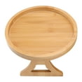 thumbnail image 1 of Wood Texture Sofa Tray, 24.5cm Length Convenient Sofa Tray Environmental Protection Foldable  for Coffee, 1 of 7