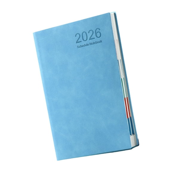 2026 PU Cover Calendar Planner Schedule Planner Notebook Weekly Planner