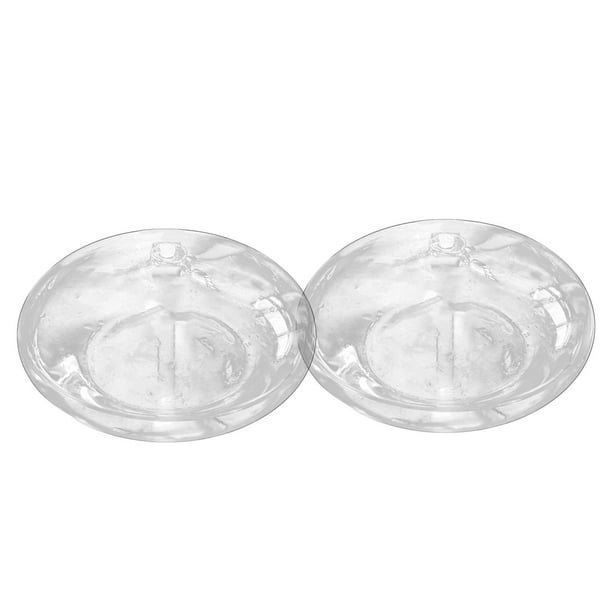 Lámparas LED recargables de vidrio transparente, lámparas vacías modernas para decoración del hogar, mesas de comedor, 2 uds. grande