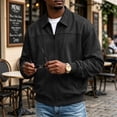 thumbnail image 7 of Men's Standard Full-Zip Midweight Sweatshirt with Pockets Fall Winter Spring Jacket, 7 of 7