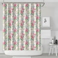 thumbnail image 2 of Waterproof Pioneer Shower Curtain 84x72 Inch Polyester Unique Colorful Floral Shower Curtain for Bathroom Hotel Home Decor with 12 Plastic Hooks, 2 of 5
