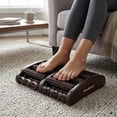 thumbnail image 3 of Brookstone Wooden Foot Massager, Large, Brown, WL1171-BRA, 3 of 8