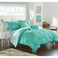 thumbnail image 2 of 9 or 7 Piece Parkerville Pinch Pleated and Ruffled Chevron Print REVERSIBLE Bed In a Bag Comforter Set Sheets Included, 2 of 5