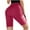Watermelon Red, variant on lmcalzta Biker Shorts for Women High Waisted with Pockets Athletic Workout Yoga Gym Shorts