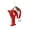 A5, variant on Christmas Initial Ornaments, Personalized DIY 26 Letters Christmas Tree Decoration Pendant, Red Acrylic Initial Monogram Shape Xmas Tree Hanging Decor Christmas Gifts