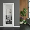 thumbnail image 3 of 32 in. x 80 in. x 1-3/8 in. Clear Glass 1-Lite Shaker Primed Solid Wood Core Interior Door Slab, 3 of 3