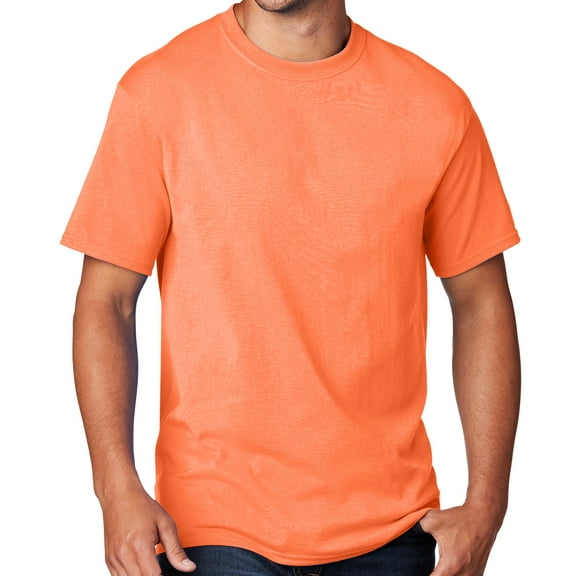 Men's Regular Guy Classic T-shirt, Medium Neon Orange